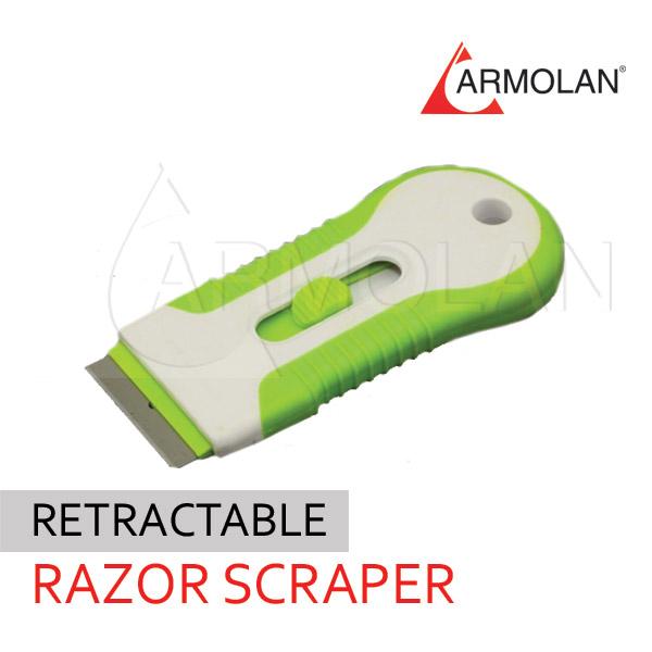RETRACTABLE RAZOR SCRAPER